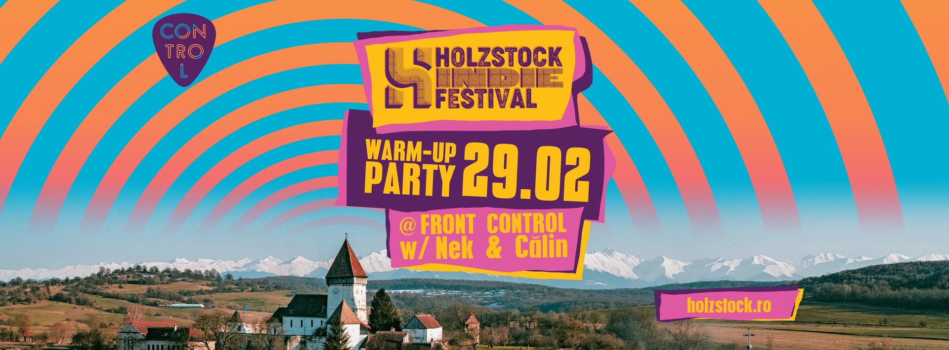 Holzstock Warm-Up-Party