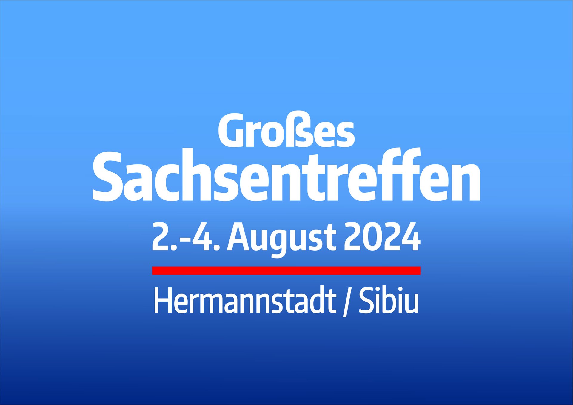 Nicht verpassen: Anmeldefristen für Großes Sachsentreffen 2024!