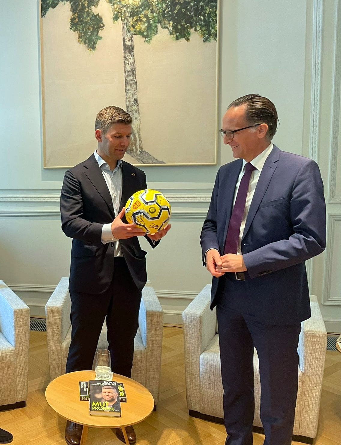 Deutscher „Fußball-Botschafter“ Thomas Hitzlsperger zu Besuch in Rumänien